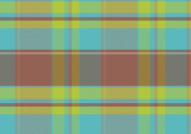 Tartan veya ekoseli retro renk deseni. Vektör illüstrasyon tasarımı.