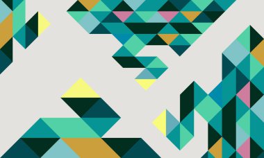 Renkli geometrik üçgen arka plan. Web siteniz için yeni bir doku.