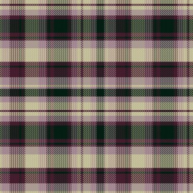 Tartan desenli ve desenli. Vektör illüstrasyonu.