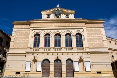 Facade of the Teatro de Rojas in Toledo, SPain