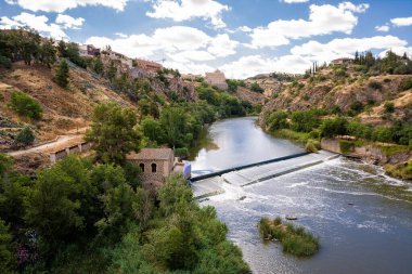 Tagus river on the outskirts of Toledo, Spain