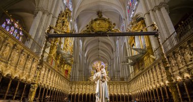 Koro ve Bakire Blanca Toledo Katedrali, İspanya.