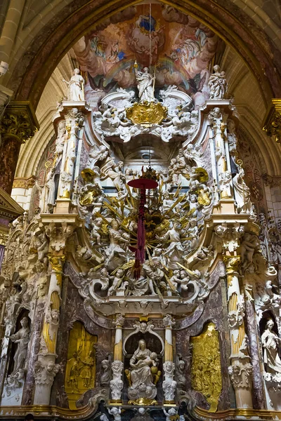 Részlet Sátor Transparente Munka 1730 Belül Toledo Katedrális Spanyolország — Stock Fotó