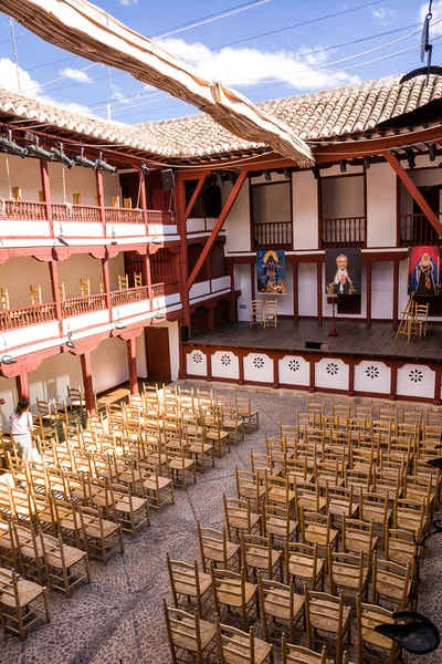 Almagro España Junio 2022 Interior Del Histórico Teatro Almagro Corral — Foto de Stock