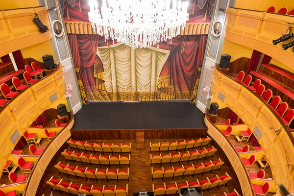 Almagro Hiszpania Czerwca 2022 Wnętrze Teatru Miejskiego Almagro Bez Ludzi — Zdjęcie stockowe