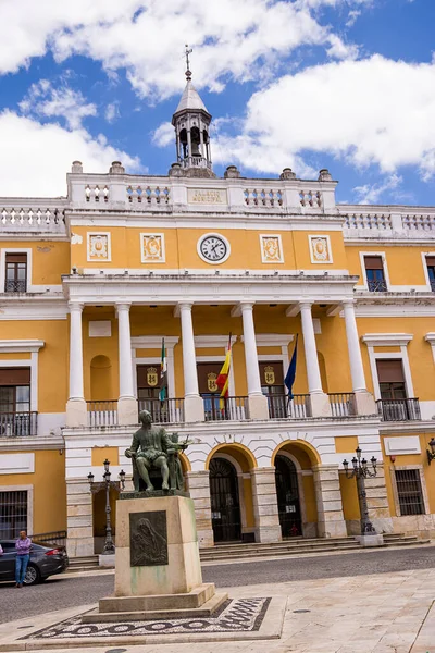 Badajoz Espanha Junho 2022 Palácio Municipal Badajoz Por Dia — Fotografia de Stock