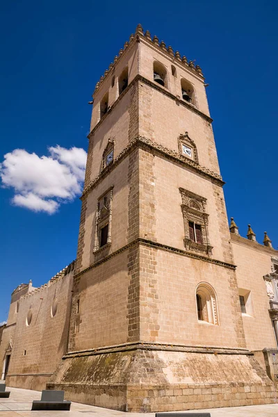 Klocktorn Katedralen Badajoz Spanien — Stockfoto