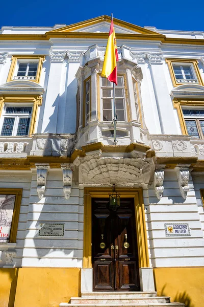 Badajoz Ισπανία Ιουνίου 2022 Παλάτι Του Πρώην Στρατηγού Captaincy Extremadura — Φωτογραφία Αρχείου