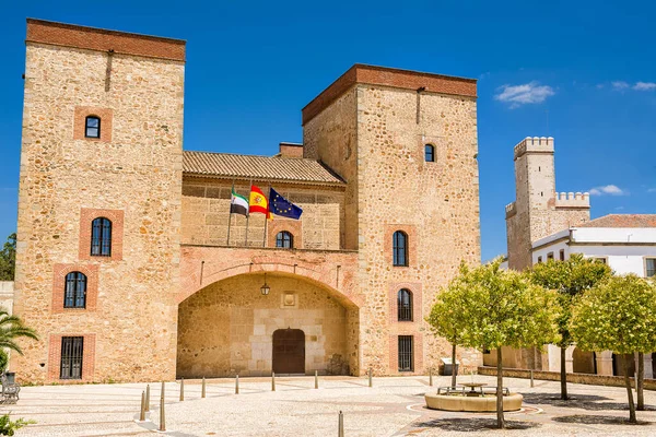 Fasader Kyrkan Den Heliga Modern Sakramentet Plaza Alta Badajoz Spanien — Stockfoto