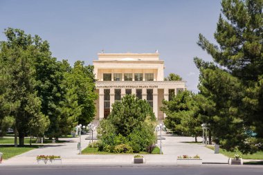 Semerkand 'daki Ulusal Tiyatro Cephesi (Özbekistan)