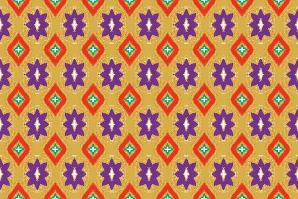 Žluté Textilní Geometrické Pruhy Kmenové Etnické Ozdoby Abstraktní Pozadí Pro — Stock fotografie