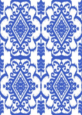 Kumaş deseni. Kusursuz geometrik etnik desenli nakış. Aztek kumaşından yerli tekstil ürünleri. Halı seramik perde eşarp duvar kağıdı için Geometrik oryantal geleneksel desen.