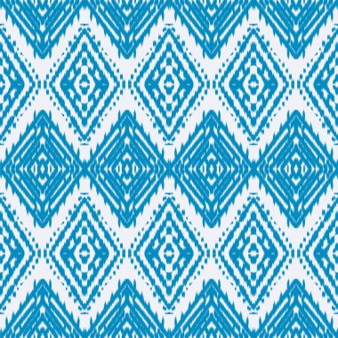 Mavi Etnik kabile Aztek soyut soyut geçmişi. Yerli desenli Amerikan kabile süsü Geometrik tekstil Navajo kusursuz desensiz halk nakışı, halı geleneği, duvar kağıdı.