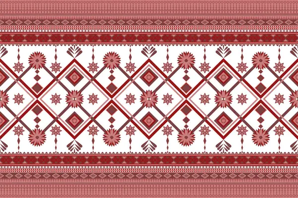 Etnik geleneksel model motifleri. Nakış stili, soyut Aztek süslemesi, arka plan tekstil duvar kağıdı kumaş batik sarong için dikişsiz geometrik kabile tasarımı. Vektör illüstrasyonu