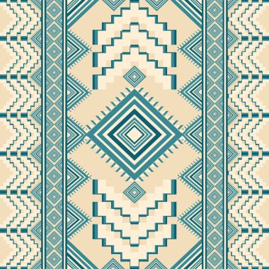 Sarı Vintage Etnik desenler Ikat arka plan nakış kabilesi. Navajo geleneksel geometrik sanat Aztek renklidir. Duvar kağıdı, doku, tekstil, kumaş, giysi, ambalaj, batik, sarong için tasarım.