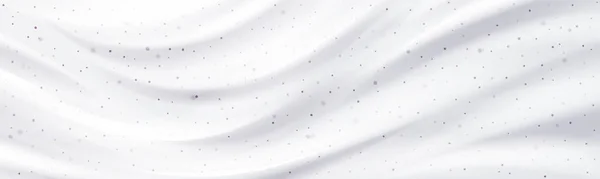 Witte Romige Scrub Textuur Met Reinigende Korrels Realistische Vector Illustratie — Stockvector