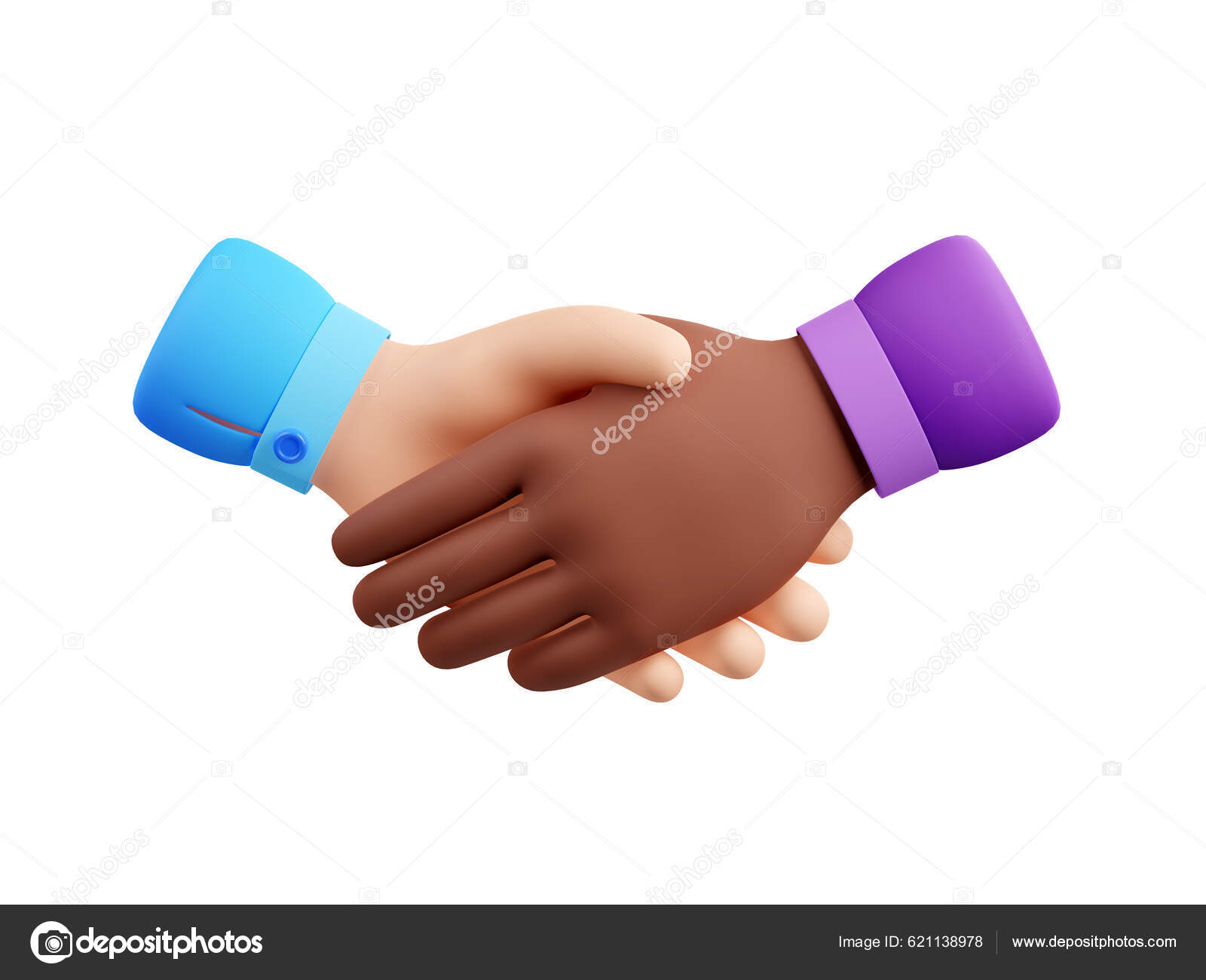 Handshake gesture color icon. Shaking hands emoji. Friends meeting