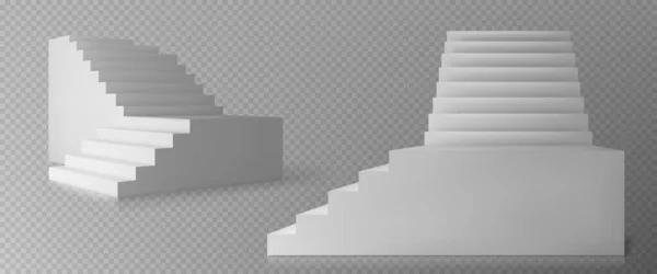 화이트는 계단을 투명하게 디자인에 성장을 단계를 밟아야 합니다 현대의 창의적 — 스톡 벡터