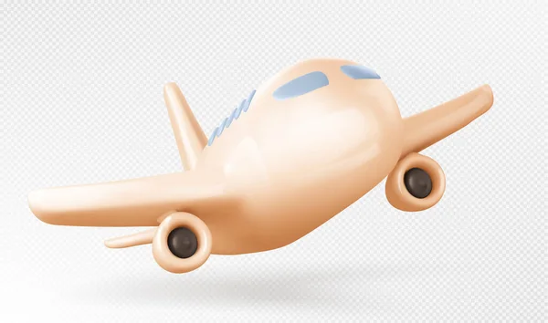 Isolerad Plan Ikon Vektor Illustration Jet Flyg Och Resor Modell — Stock vektor