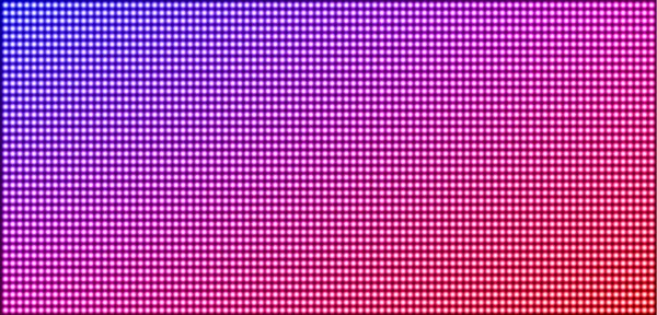 Led Screen Background Pattern Dot Lights Wall Video Panel Grid — Stock Vector