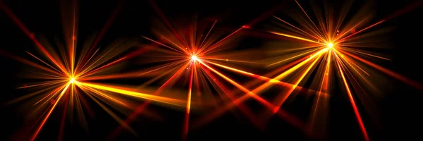 Röd Ljus Parti Laser Effekt Disco Konsert Show Nattklubb Magic — Stock vektor