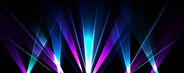 Party Laser Show Light Effect Disco Dance Club Vector Background — Vetor de Stock