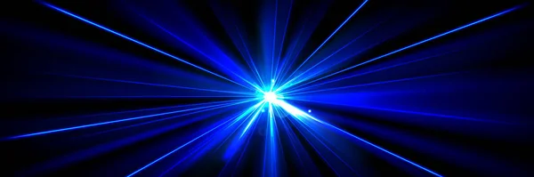 Blått Ljus Part Laser Effekt Disco Konsert Show Nattklubb Magic — Stock vektor