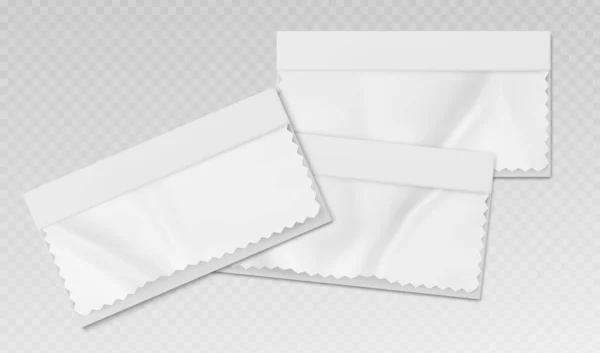 Уголок Зигзага Реалистичном Макете Образца Ткани Белый Текстильный Кусок Шаблоне — стоковый вектор