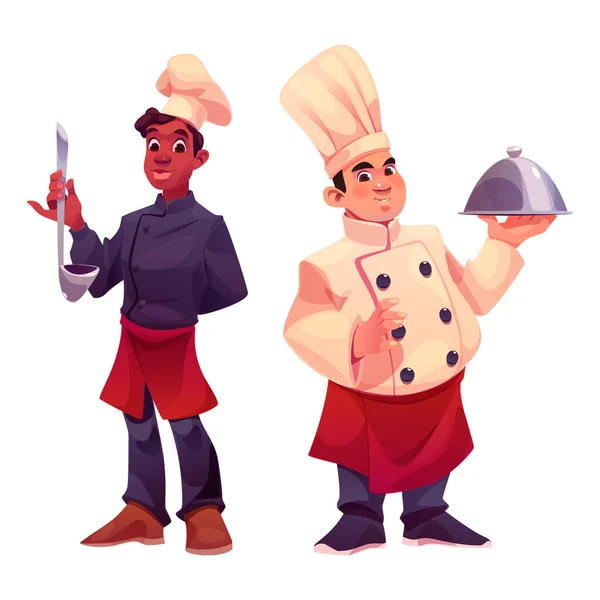 Restaurante Cozinha Chef Personagem Desenho Animado Vetor Ilustração Chefe Cozinheiro — Vetor de Stock