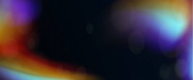 Soyut yanardöner eğilimli siyah arkaplan. Hasarlı tozlu fotoğraf film dokusunun, bulanık yüzeyin, ışık sızıntısı bokeh etkisinin, klasik görüntülerin, geçmişe dönük ışıltının gerçekçi temsili.