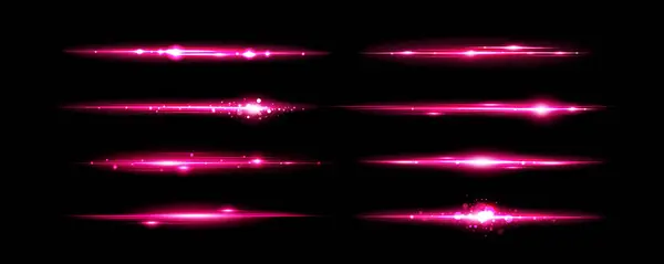 Pink Light Flare Effect Magic Lens Sparkle Shine Flash Glare Vector Graphics