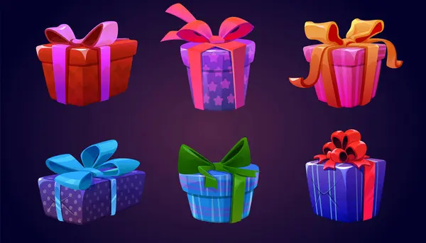 Game Gift Box Icon Birthday Present Cartoon Vector Bonus Package Royalty Free Stock Illustrations