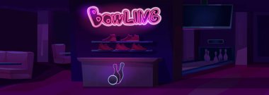 Geceleri bovling kulübünün içi bomboş. Kapalı alanda oyun merkezi, neon ışıklı tabela ve duvarında oyuncu ayakkabıları, sokak arasında Skittles ve turnuva skor ekranı, boş zaman için masalar ve kanepe..