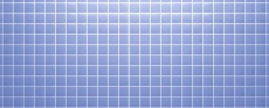 Duvar için mavi havuz mozaik kiremit deseni. Piksel seramikli kusursuz banyo ya da mutfak iç tasarımı. Mimar detaylarıyla Geometrik yakın çekim. İç mekan konsepti için üst banyo ya da duş ızgarası