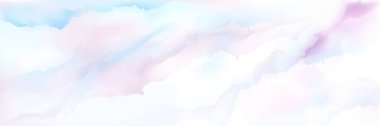 Pastel suluboya fırça darbeleri arka plan - yumuşak pembe boya sıçramaları, beyaz kağıt tuval üzerindeki lekeler. Hassas suluboya fırça işçiliği duvar kağıdı, hafif yumuşak renkler sıvı yıkama ve leke dokusu.