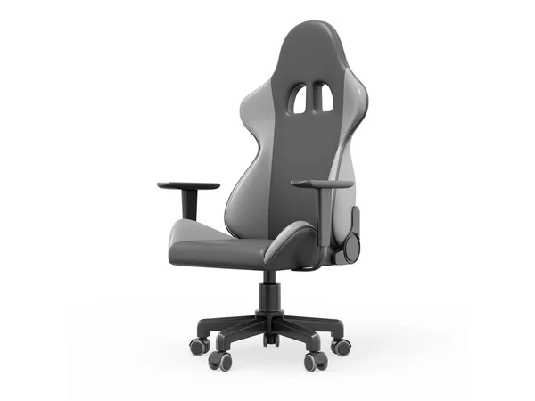 Realistischer Gaming Sessel Seitenansicht Rendering Symbol Auf Weißem Hintergrund — Stockfoto