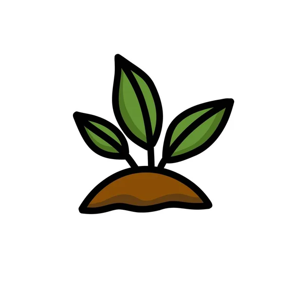 Kompostierbares Symbol Doodle Symbol Vektorillustration — Stockvektor