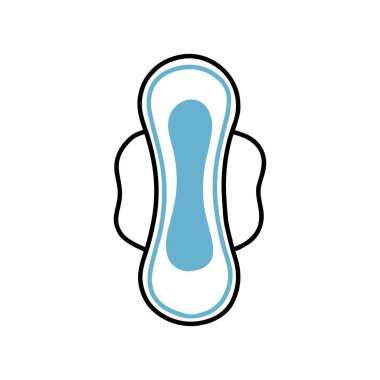 adet yastığı karalama simgesi, vektör illüstrasyonu