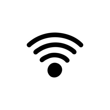 wifi doodle icon, vector illustration