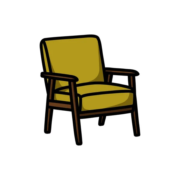 Εικονίδιο Doodle Καρέκλα Διανυσματική Απεικόνιση — Διανυσματικό Αρχείο