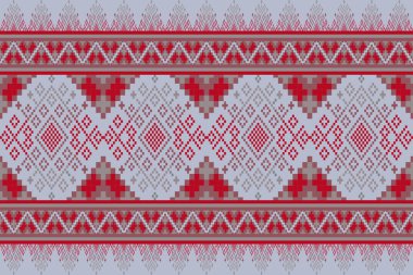 Kumaş geometrik etnik desensiz, piksel desenli duvar kâğıdı arka planı, kumaş, perde, halı, geometrik desensiz sanat çizimleri için etnik desensiz pikseller