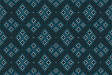 Kumaş geometrik etnik desensiz, piksel desenli duvar kâğıdı arka planı, kumaş, perde, halı, geometrik desensiz sanat çizimleri için etnik desensiz pikseller