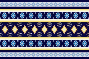 Etnik desensiz, dikişsiz geometrik, Aztek işlemeli, dikişsiz sınır desenleri. Etnik desensiz, kalıplı duvar kağıdı arka planı, kumaş, perde, halı, geometrisiz desen.