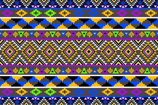 Etnik desensiz, dikişsiz geometrik, Aztek işlemeli, dikişsiz sınır desenleri. Etnik desensiz, kalıplı duvar kağıdı arka planı, kumaş, perde, halı, geometrisiz desen.