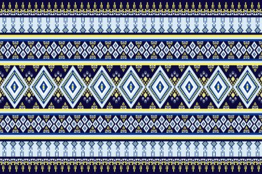 Etnik desensiz, dikişsiz geometrik, Aztek işlemeli, dikişsiz sınır desenleri. Etnik desensiz, kalıplı duvar kağıdı arka planı, kumaş, perde, halı, geometrisiz desen.