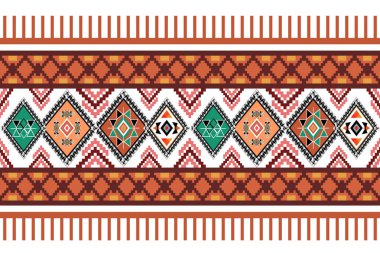 Etnik desensiz, geometrik tasarım, Aztek nakışlı sınır işlemesiz desenler. Etnik tasarım, desenli duvar kâğıdı Arka planı, kumaş, perde, halı, geometri dikişsiz desen.