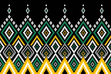 Retro kabile vektörü, Etnik desensiz, Geometrik tasarım, Aztek nakışı, dikişsiz sınır desenleri. Etnik tasarım, hipster arkaplan, duvar kağıdı arka plan, tasarım perdesi, halı, kumaş, tekstil