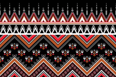 Arkaplan için geometrik etnik desensiz tasarım, kabile geometrik dikişsiz desenler, etnik tasarım, hipster fon, duvar kağıdı arka plan, tasarım perdesi, halı, kumaş, tekstil