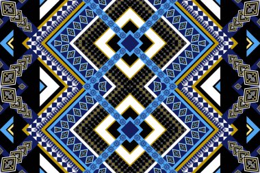 Arkaplan için geometrik etnik desensiz tasarım, kabile geometrik dikişsiz desenler, etnik tasarım, hipster fon, duvar kağıdı arka plan, tasarım perdesi, halı, kumaş, tekstil