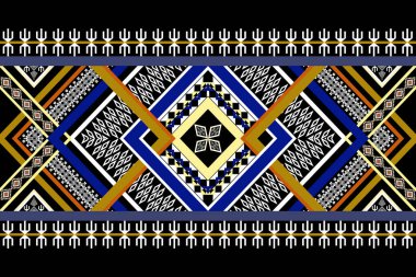 Arkaplan için geometrik etnik desensiz tasarım, kabile geometrik dikişsiz desenler, etnik tasarım, hipster fon, duvar kağıdı arka plan, tasarım perdesi, halı, kumaş, tekstil